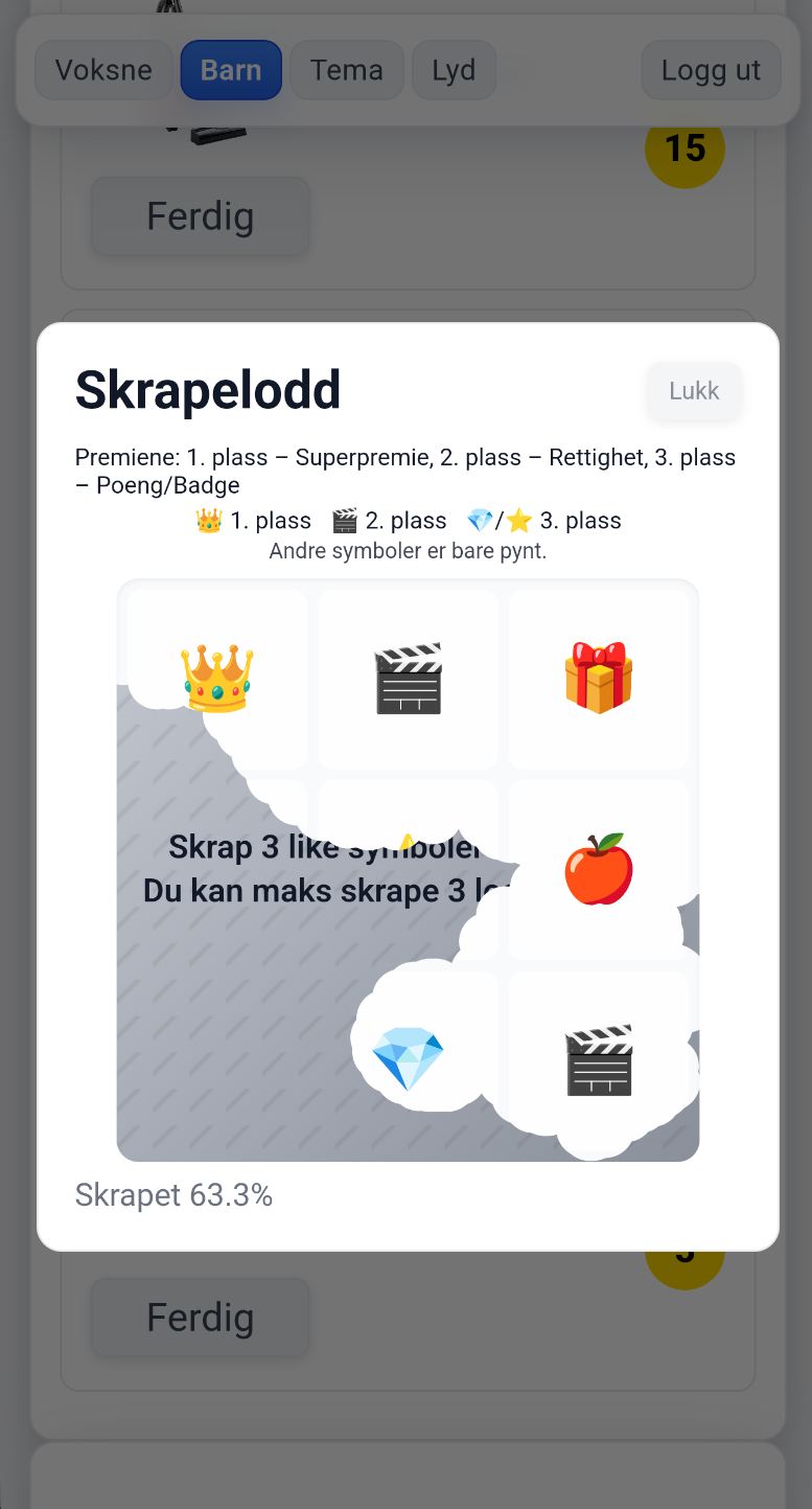 Skrapelodd